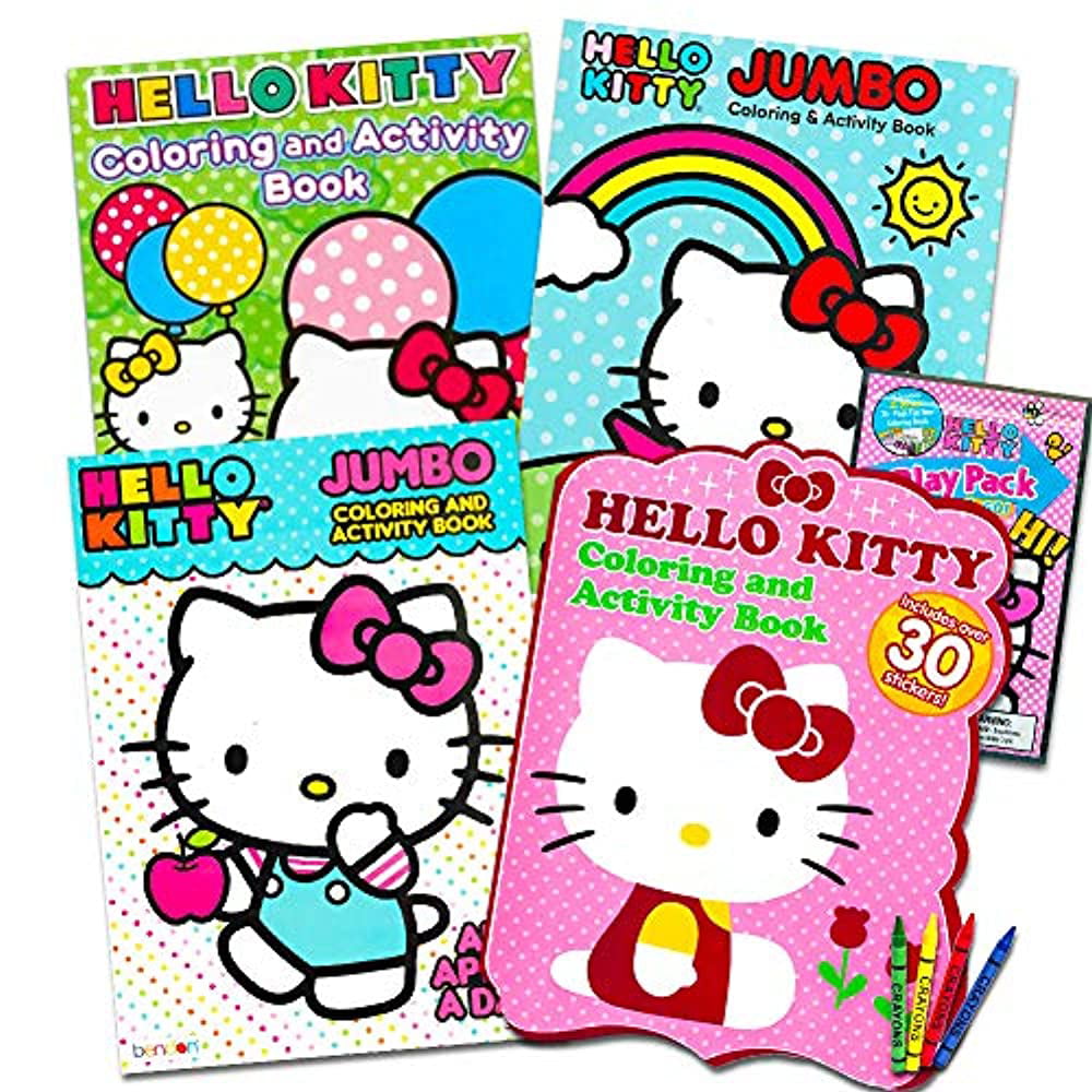 Hello Kitty Coloring and Activity Book Super