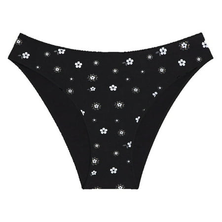 Womens Panties Clearance Under $5 High Waist Cotton Underwear High Waisted No Show Panties Underpants High Waist Full Coverage Briefs Seamless Thongs Plus Size Full Coverage Soft Stretch Boxer Shorts