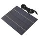 thumbnail image 1 of Panneau solaire portable en silicium polycristallin 5,5 W 6 V avec port CC pour chargeur de batterie DIY, 1 of 4