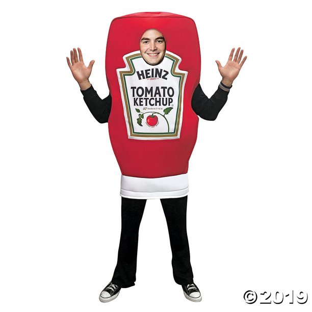 Men's Heinz™ Ketchup Squeeze Bottle Costume