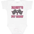 thumbnail image 3 of Inktastic Daddy's Pit Crew Design with Checkered Flags Girls Baby Bodysuit, 3 of 5