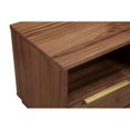 thumbnail image 4 of Mesita de noche Benzara Tommy 39x44x44 cm, 1 cajón, marrón dorado, 4 of 6