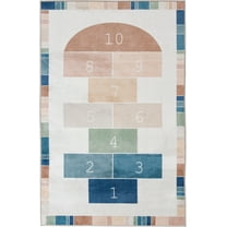 Mainstays 36"x56" Hopscotch Faux Fur Indoor Area Rug