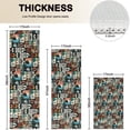 thumbnail image 4 of Multicolor Bigfoot and Text Pattern Kitchen Rugs Sets Of 3,Kitchen Runner Rugs Non Skid Washable,Decorative Kitchen Floor Mats for Kitchen,Sink,Laundry,17"x30"+ 17"x47" + 17"x59", 4 of 6