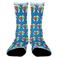 thumbnail image 3 of Festive Kids Athletic Socks with Print, Durable Everyday Wear Socks for Young Athletes, Comfort, 3 of 3