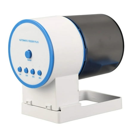Timed Fish Feeder Automatic Fish Food Dispenser Battery Powered Adjustable Timing Intellect Fish Feeder For Fish Aquariums
