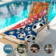 thumbnail image 2 of Personalized Beach Towel for Kids & Adults with Name 400GSM Custom 100% Microfiber Pool Towel Ultra Absorbent Super Soft Towels Personalized Gift for Women Men, 2 of 8