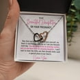 thumbnail image 6 of To My Pregnant Daughter Gift, You are Going to be an Amazing Mother, Interlocking Heart Necklace, 6 of 7