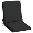 thumbnail image 2 of (2 pack) Mainstays 37" L x 19.5" W Black 1 Piece Rectangle Outdoor Chair Cushion, 2 of 10