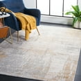thumbnail image 2 of SAFAVIEH Vogue Clara Abstract Area Rug, Grey/Gold, 6'7" x 6'7" Square, 2 of 8