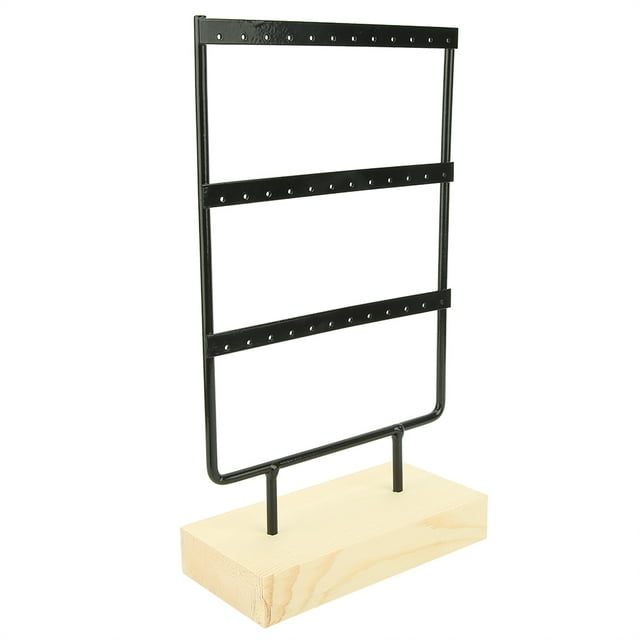 Durable Jewelry Rack, Easy To Disassemble Metal Material Jewelry Storage Rack, For Retail Store Jewelry Display Jewelry Storage Jewelry Display Home Black,White