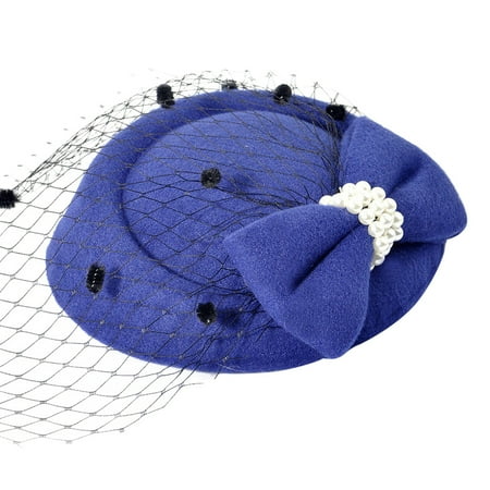 Fascinators Headband Tea Party Flower Derby Hat for (Best Hairstyles For Fascinators)