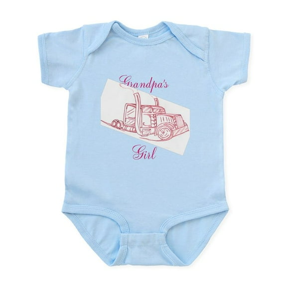 CafePress - Grandpa's Girl Body Suit - Baby Light Bodysuit, Size Newborn - 24 Months