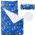 thumbnail image 1 of Alfombrilla de siesta para niños pequeños Haleeone con almohada y manta extraíbles, 1 of 6