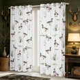 thumbnail image 2 of Manfei Mallard Duck Pattern Kitchen Curtains,Farmhouse Animal Black Out Curtains Pack of 2 (42x63 Each), 2 of 6