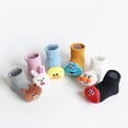 thumbnail image 4 of Chaussettes Douces pour Bébé Garçon Pantoufles de Sol Unisexes Enfants Chaussettes Tube Heureux, 4 of 7
