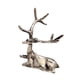 thumbnail image 4 of Escultura de ciervo, estatua de animal, regalo decorativo para comedor, mesa y sala de estar. Plata oscura, 4 of 9