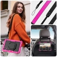 thumbnail image 7 of for Lenovo Tab M11/K11 LTE 2024 Case 11 inch, 360 Rotating Shockproof Cover with Stand, Handle, Shoulder Strap (TB330FU/TB330XU/TB331FC), Rose, 7 of 7