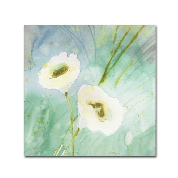 Trademark Fine Art 'Quiet Pond' Canvas Art by Sheila Golden