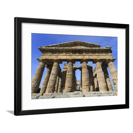 Temple of Neptune, 450 Bc, Largest and Best Preserved Greek Temple at Paestum, Campania, Italy Framed Print Wall Art By Eleanor