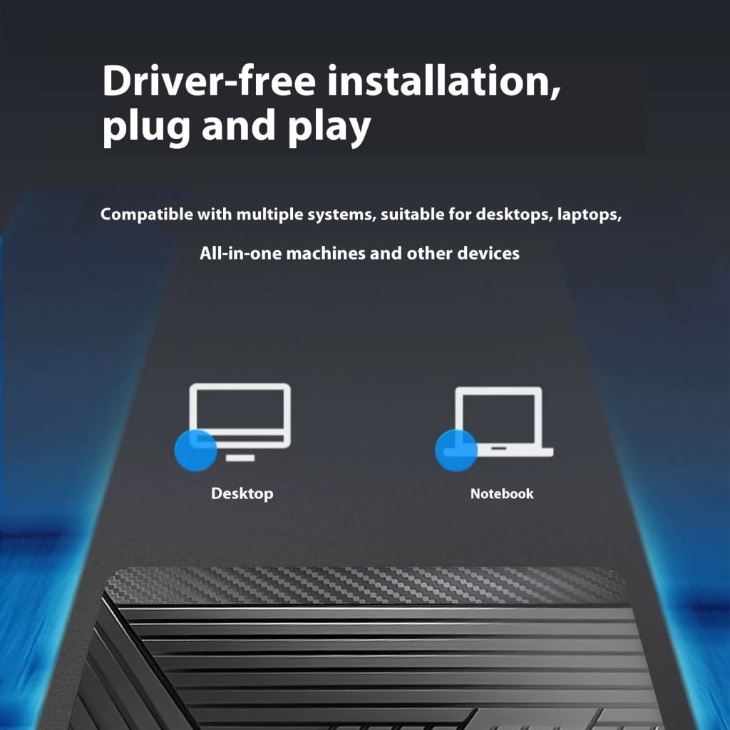 USB Type C External Disc Drive Burning Hub Multiple Function Fast Transfer