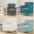 thumbnail image 2 of Chair Sleeve Stretch Spandex Club Sofa Armchair Slipcover Comfort for Any Room Setting Chair Protector, 2 of 8