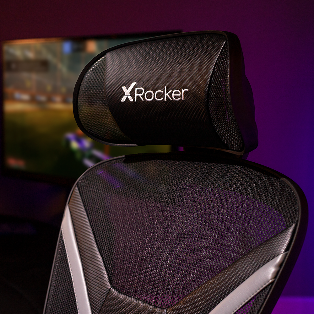 X Rocker Voyage Mesh Gaming Chair, Black, 24.8 x 25 x 41.92-45.66 - image 4 of 11