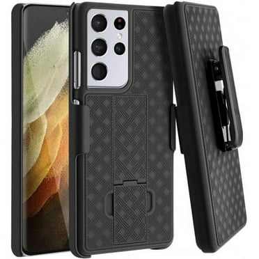 Swivel Holster Case Belt Clip for Samsung Galaxy S21 Ultra - Cover Kickstand Armor Combo Drop-Proof