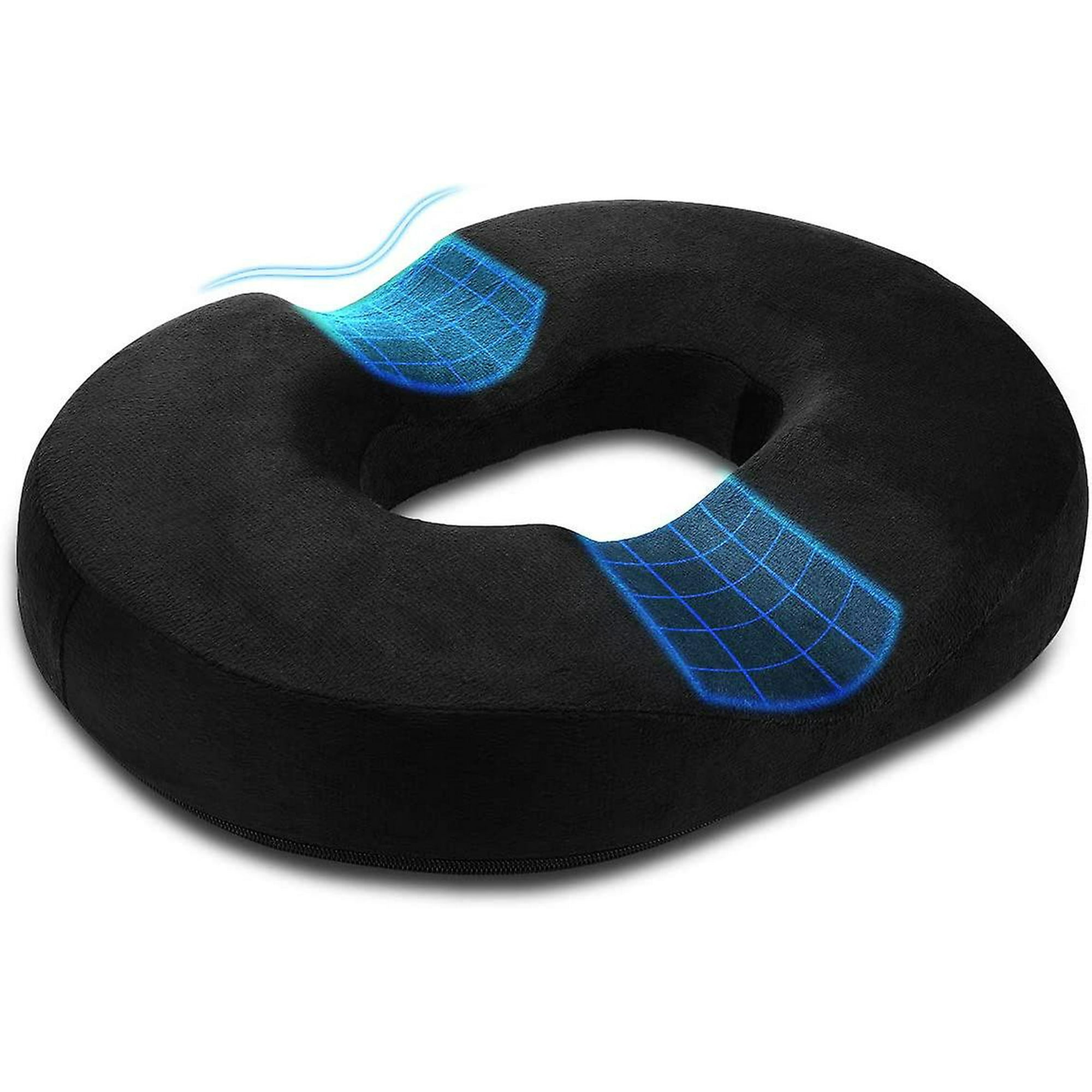 Donut Pillow Hemorrhoid Tailbone Cushion Orthopedic Pain Relief Pillow For Pregnancy Coccyx Bed Sores Post Natal Sciatica Black Walmart