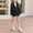 Black, variant on Girls' Blazer Jacket Chain Waist Belt Lapel Long Sleeve Solid Cotton Blend School Uniform Casual Wear