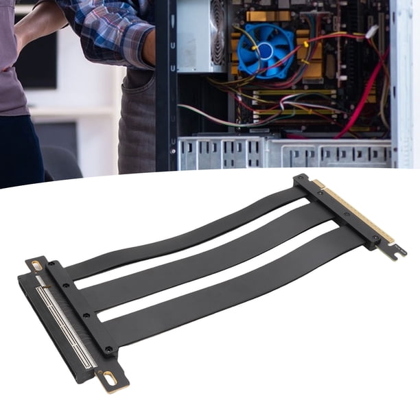 Cable Elevador De PCIe 5.0 X16, Extensión De GPU Gen5 De 128 GB S Con Cables Blindados De 30 AWG Para RTX4090 5090 Sistemas ITX De Enfriamiento De Agua