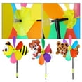 thumbnail image 6 of 5 Pcs Windmills Colorful Wind Spinner 3D Animal Pinwheel Garden Ornament for Outdoor Yard Lawn Patio Decor and, 6 of 8