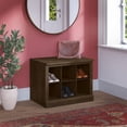 thumbnail image 6 of Woodland 24W Small Shoe Bench with Shelves in Ash Brown - Engineered Wood, 6 of 6