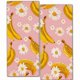 thumbnail image 1 of wonima44 Banana Daisy 2 Pack Hand Towels, 14.5x28 Inch Towel Set with Yellow Fruit and White Flower Print on Pink, Soft Absorbent Polyester, for Bathroom Kitchen Cabin Home Decor Gifts for Adults, 1 of 1