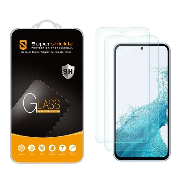 Protector de pantalla de cristal templado Supershieldz para Samsung Galaxy A54 5G (paquete de 2)