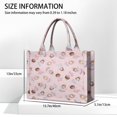 thumbnail image 1 of Large Capacity Tote Bag,Pink Princess Pattern Handbag Fashion Luxury Tote Bag,15.7"x13"x 5.1" Inches,Laptop Compatible, 1 of 1
