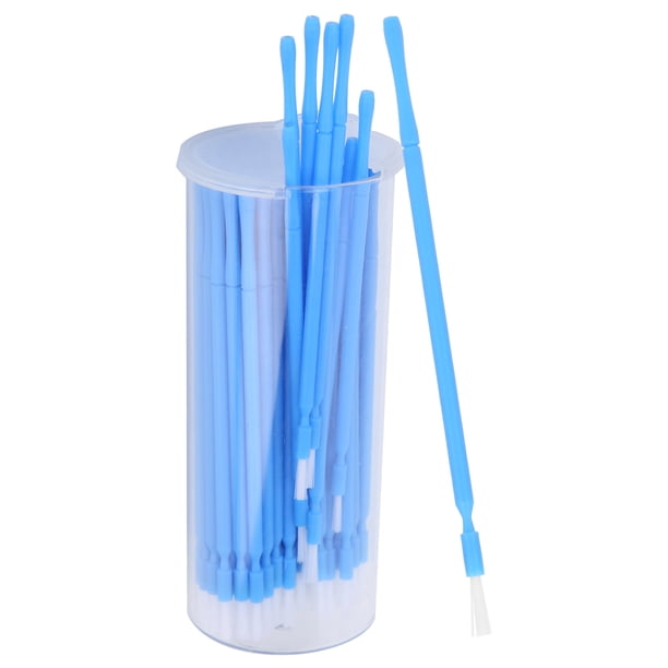 Accesorio dental, 100 piezas, cepillo aplicador dental de fluoruro desechable, cepillo de aplicación dental, uso conveniente