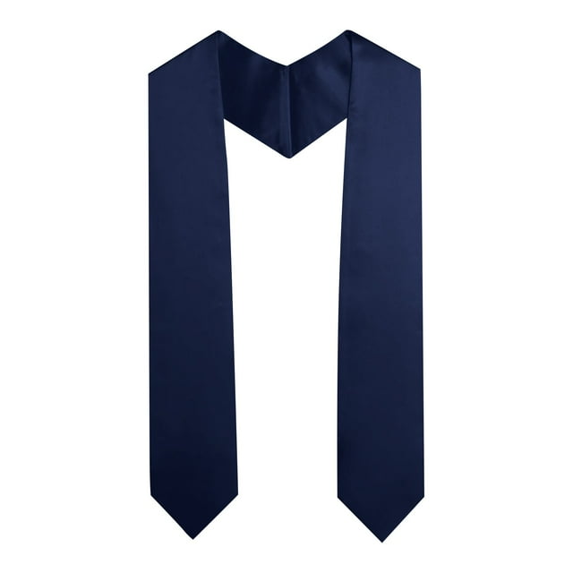 37 Inch Graduation Stole & Sash Graduation Ceremonys Party Decoration, Student Graduation Navy Grad Stole Graduation Shawl, for Graduation Party Decoration for Any School or Grade Leve (Navy)
