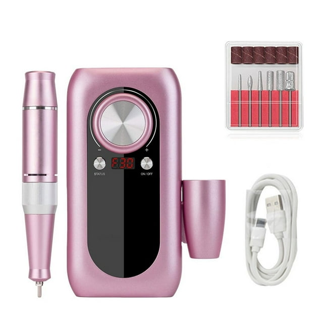 Electric Nail Drill Machine, 30000RPM Pro Manicure Machine, Apparatus For Manicure, Pedicure Kit Nail File With Cutter Nail Tool ,Quality Torque