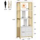thumbnail image 2 of Gold estante moderno de libros con cajones: de altura standing metal frame estante, grande para exposición rack, ideal para para dormitorio, sala de estar, home o oficina, 2 of 8