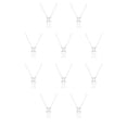 thumbnail image 1 of Collar del zodiaco Minnieouse Ajustable Ins Color rápido A prueba de herrumbre Superficie lisa Géminis Plata, 1 of 6