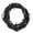 Black, variant on Rusty Barbed Wire Props Halloween Christmas Decor, Fake Wire Wreath for Western Party