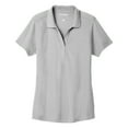 thumbnail image 5 of Yellow Rooster Women's EZPerformance Pique Polo T-Shirt Gusty Grey M, 5 of 6
