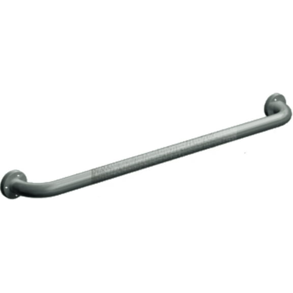 ASI 3501-36P - Exposed Flange (1-1/2" O.D) Peened - Straight Grab Bar, 36”