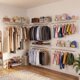 thumbnail image 5 of YKITRDA 4 ft Wall Mounted Closet Shelf with Hanging Rod, 48 x 12 in Heavy-Duty Wire Closet Shelves for Laundry Room, Bedroom & Pantry, White, 5 of 9