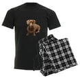 thumbnail image 6 of CafePress - Red Short Hair Dachshund Men's Dark Pajamas - Men's Dark Loose Fit Cotton Pajama Set, 6 of 7