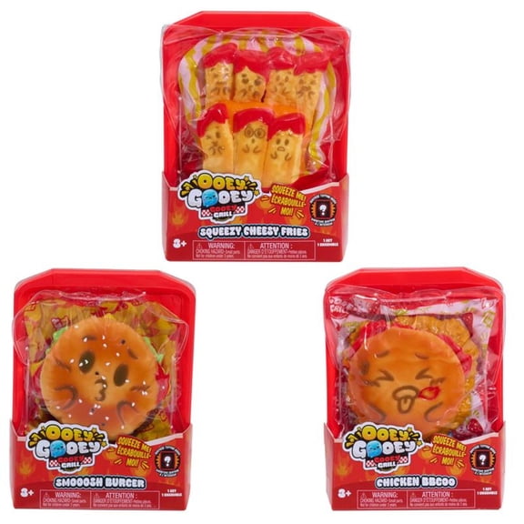 Ooey Gooey Gooey Grill Assortment with Toppings, Kids Toys for Ages 3 Up