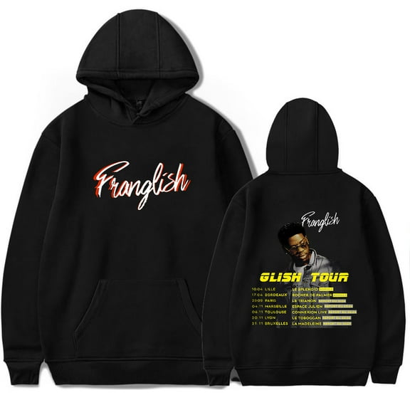 Franglish Rapper 2024 Tour Hoodies Merch Popular Graphics Unisex Trendy Casual Streetwear