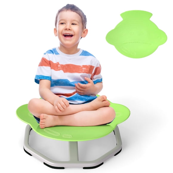 Silla sensorial giratoria Costzon 360° para sentarse y girar para niños autistas