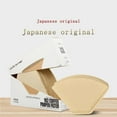 thumbnail image 2 of 100Pcs Coffee Filter Paper Natural Cone Coffee Filters Non-bleached Filter Bag, 2 of 9